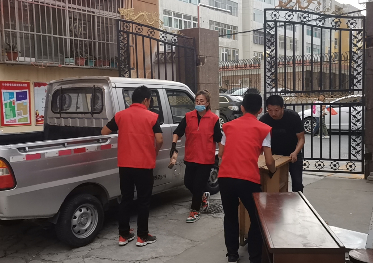 創建全國文明城市，忻州水務志愿者在行動